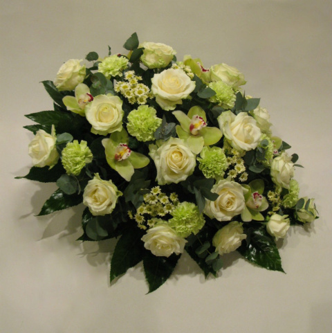 Floret z białych róż i storczyków PF-24 Floret z białych róż i storczyków PF-24
