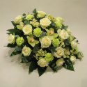Floret z białych róż i storczyków PF-24