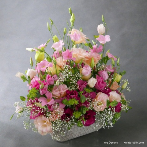 Eustoma w naczyniu KK-054-08 Eustoma w naczyniu KK-054-08