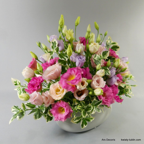 Eustoma w naczyniu KK-054-08 Eustoma w naczyniu KK-054-08