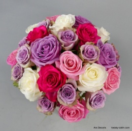 Flowerbox z róż duży FB-026-20..... różne kolory